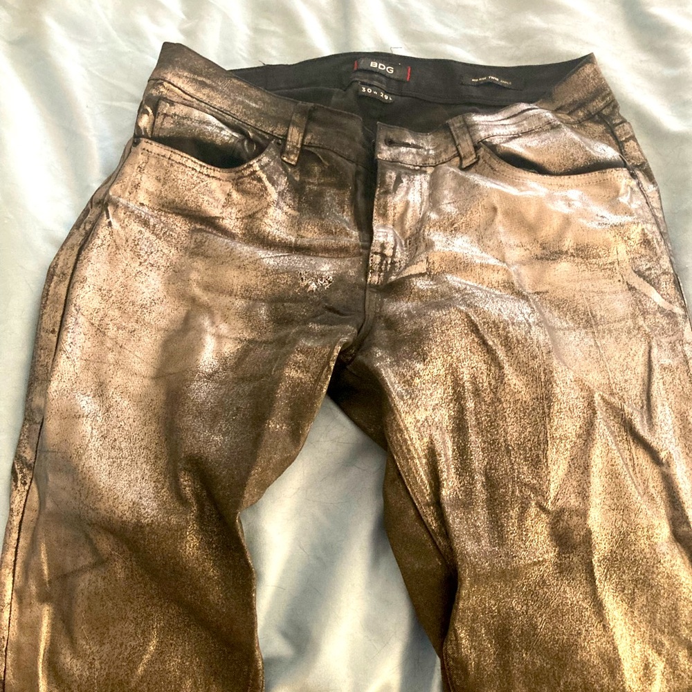 Awesome metallic jeans